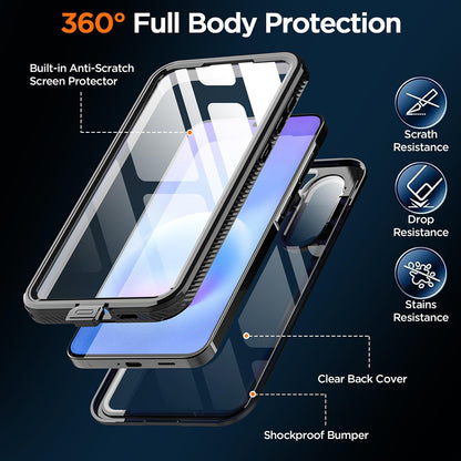 Custodia Waterproof per Samsung Galaxy A57 5G, ShellBox, Nera