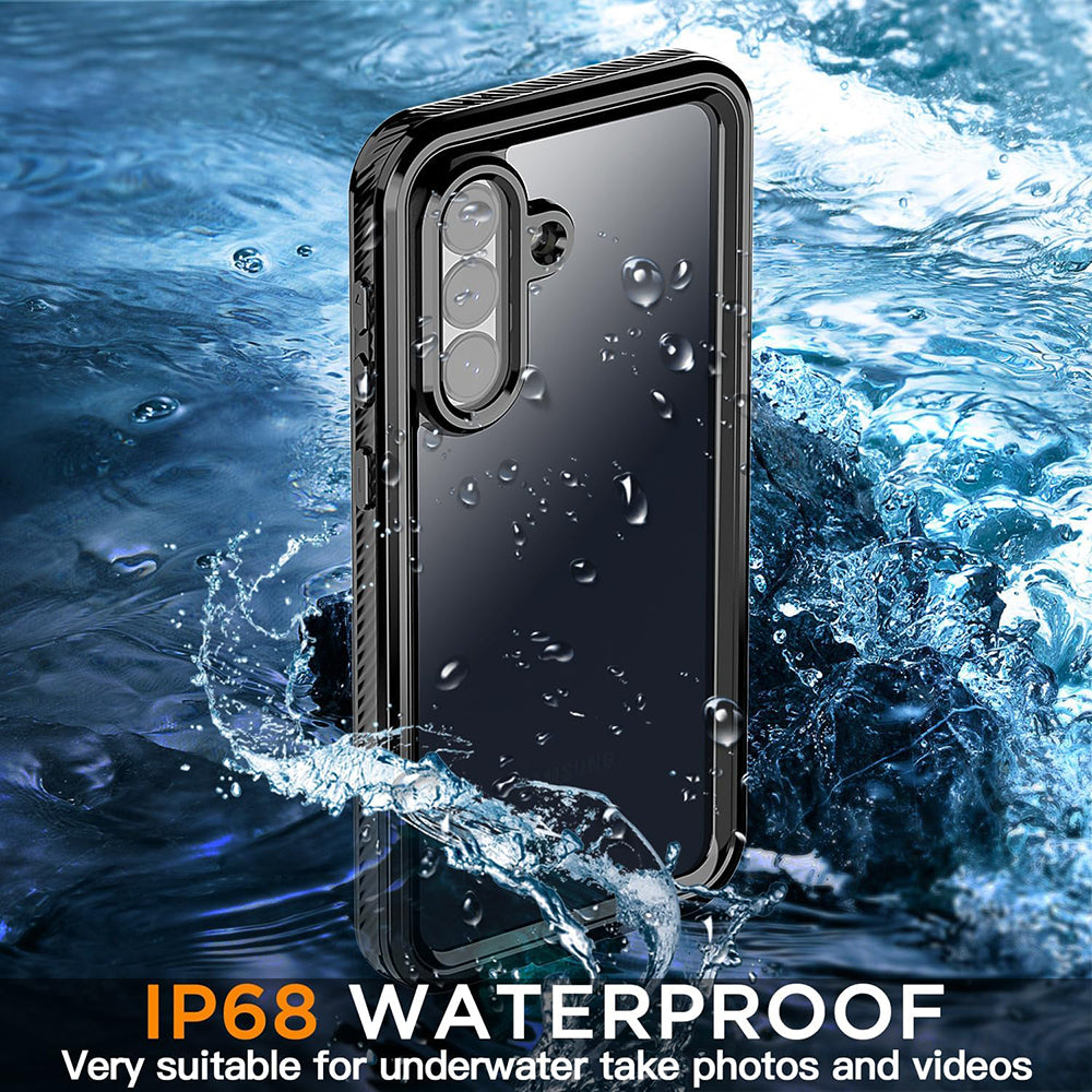 Custodia Waterproof per Samsung Galaxy A57 5G, ShellBox, Nera