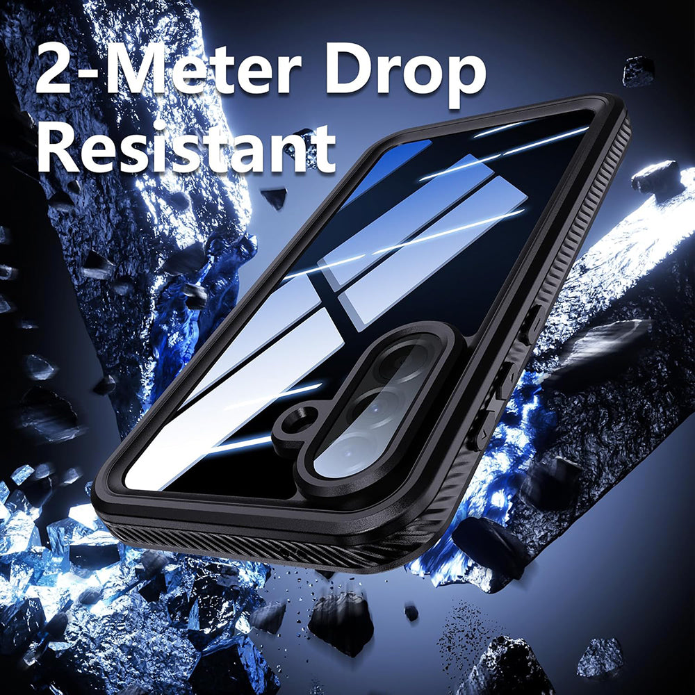 Custodia Waterproof per Samsung Galaxy A57 5G, ShellBox, Nera