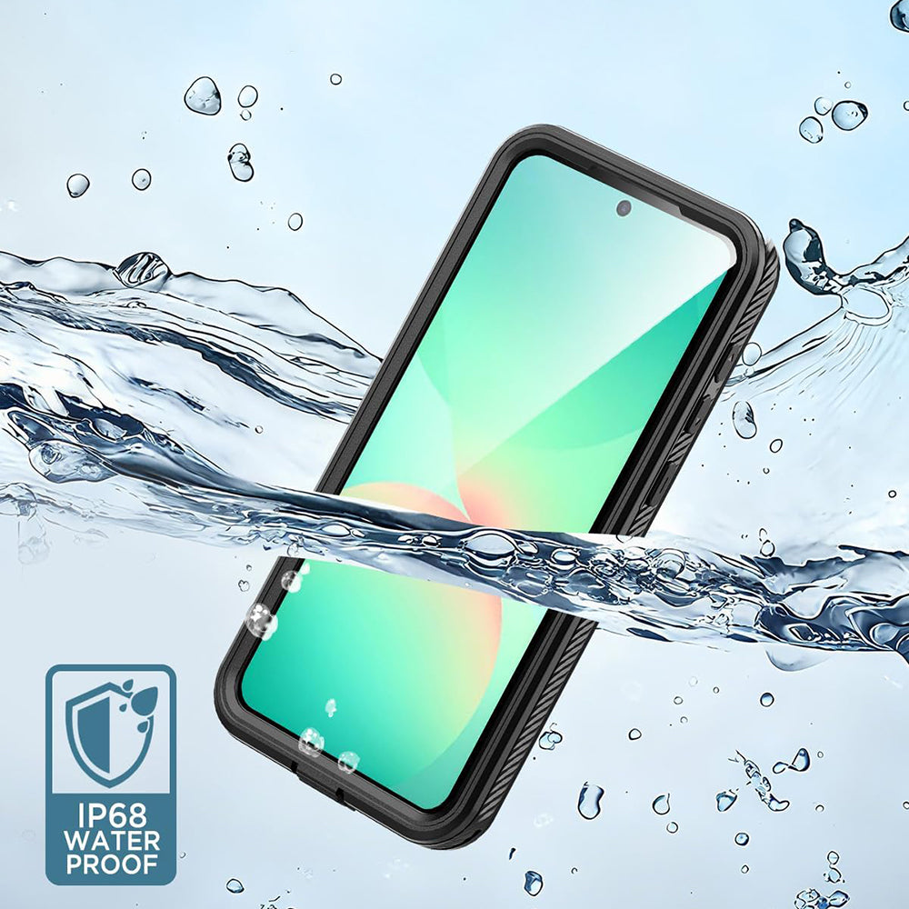 Custodia Waterproof per Samsung Galaxy A57 5G, ShellBox, Nera