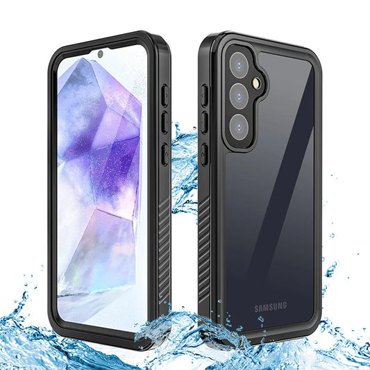 Waterproof Case for Samsung Galaxy S23 FE S711, ShellBox, Black