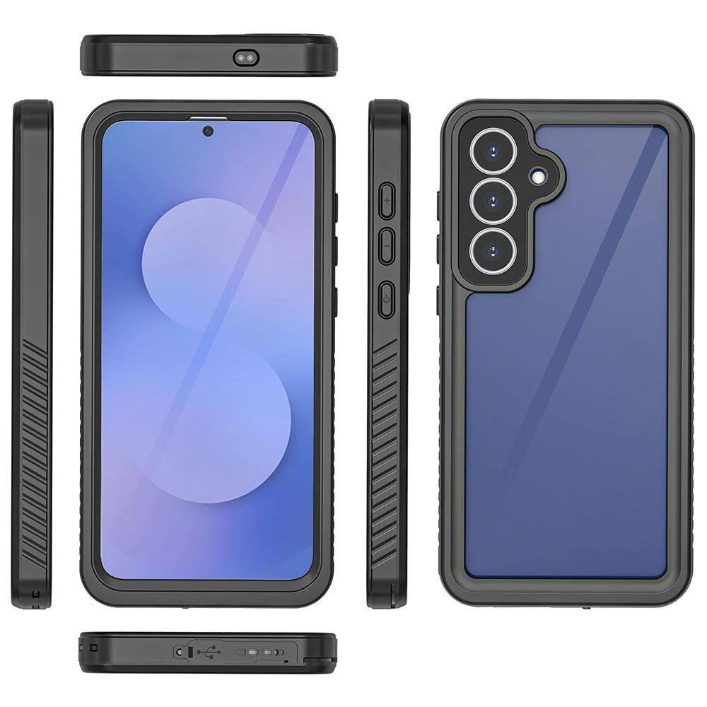 Coque étanche pour Samsung Galaxy S25 FE, ShellBox, Noire