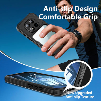 Custodia Waterproof per Xiaomi Redmi Note 15 Pro 5G, ShellBox, Nera