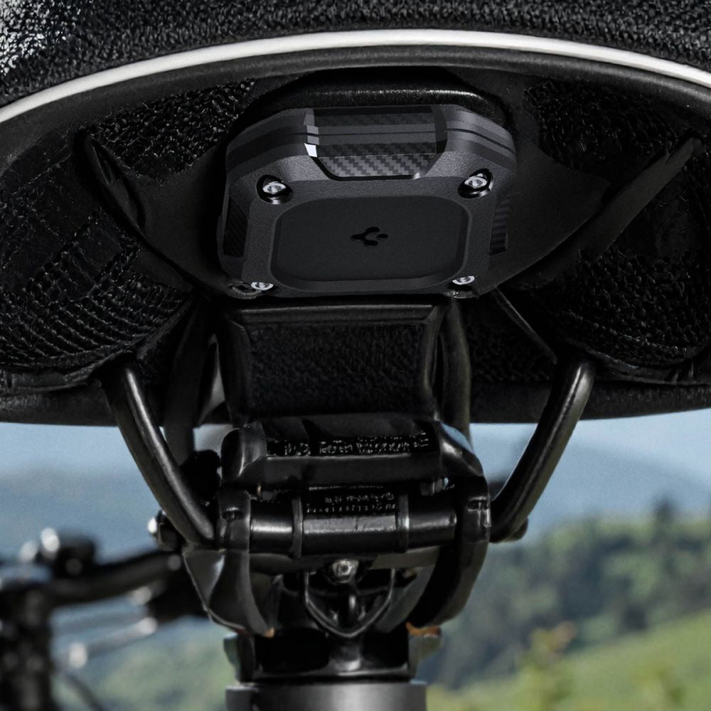 Coque Waterproof Spigen Tough Armor pour Apple AirTag, Noire ACS09781