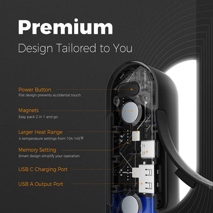 Handwärmer Ocoopa UT2s, Schwarz