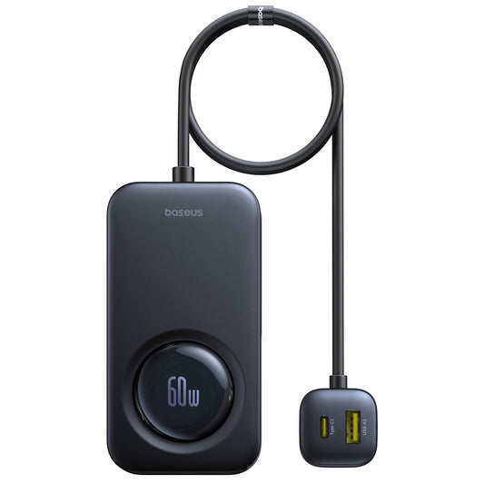 Auto-Ladegerät Baseus PrimeTrip VW1, 105W, 3A, 3 x USB-A - 2 x USB-C, Schwarz C00069000121-00
