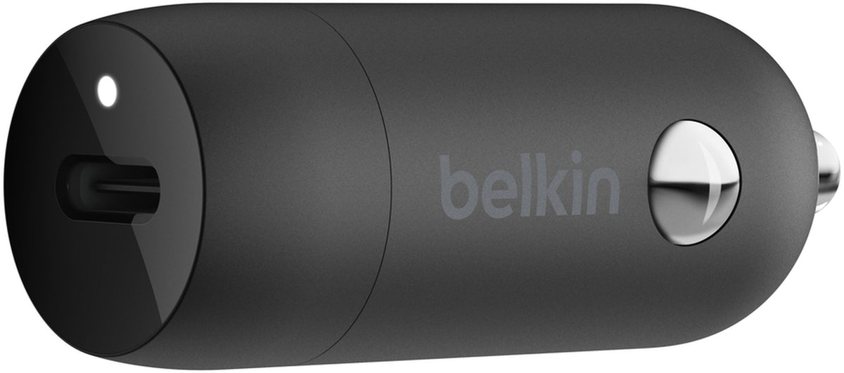 Chargeur Auto Belkin BoostCharge, 30W, 3A, 1 x USB-C, Noir CCA004btBK