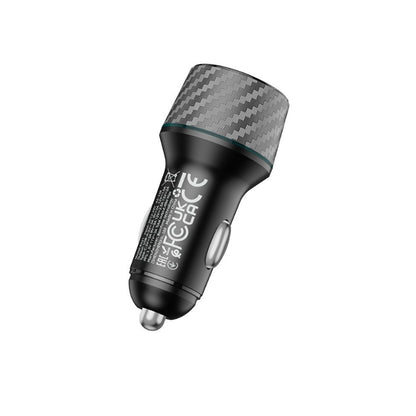 Auto-Ladegerät Borofone BZ21 Brilliant, 48W, 3A, 1 x USB-A - 1 x USB-C, Schwarz