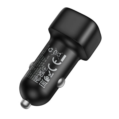 Chargeur de voiture Borofone BZ34 Cloud, 18W, 3A, 1 x USB-A, Noir