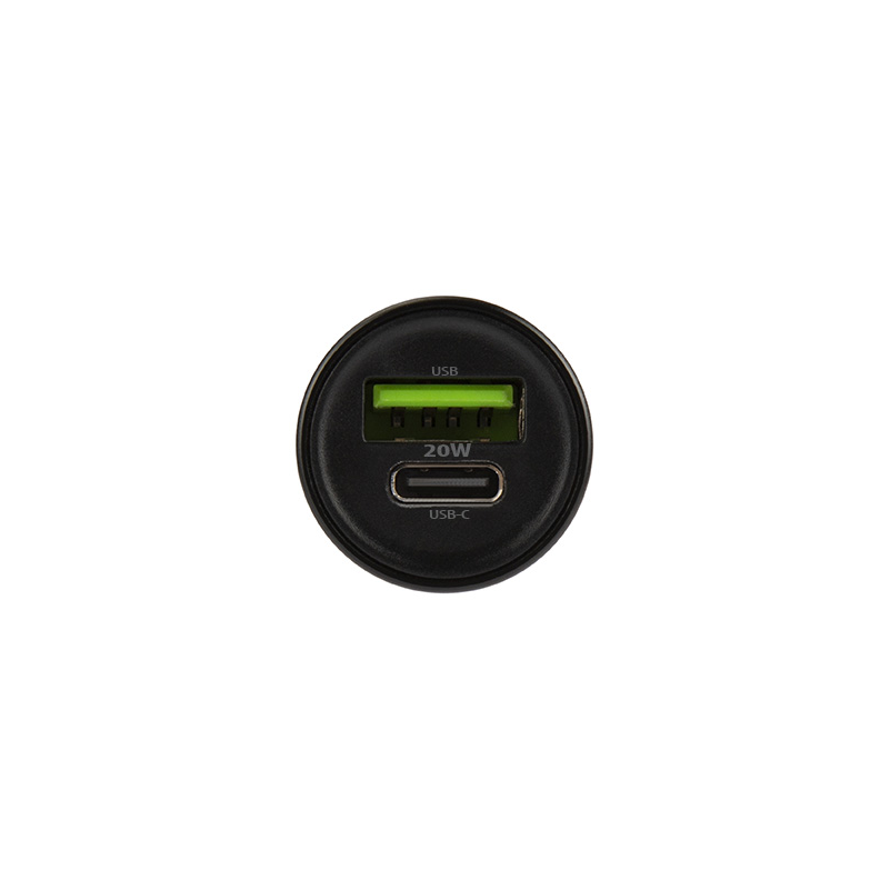 Caricabatterie Auto Con Cavo USB-C MaXlife MXCC-04, 20W, 3A, 1 x USB-A - 1 x USB-C, Nero