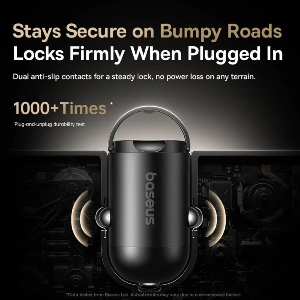 Chargeur de voiture avec câble USB-C Baseus PrimeTrip VP2, 45W, 3A, 1 x USB-C, Noir C0206800