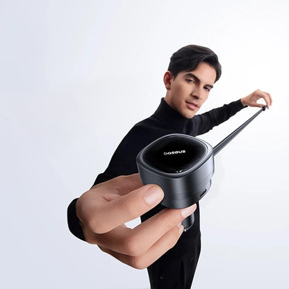 Caricabatterie Auto Con Cavo USB-C Baseus PrimeTrip VR1, 60W, 3A, 1 x USB-A - 1 x USB-C, Nero C00069001121-00