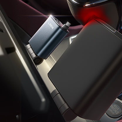 Lisen USB-C Car Charger with Cable, 57W, 3A, 1 x USB-A - 1 x USB-C, Black YL0325010016