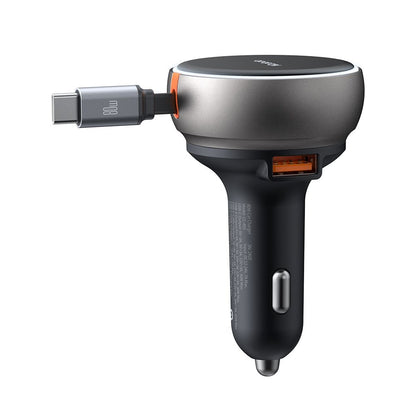 Auto-Ladegerät mit USB-C Kabel McDodo CC-4850, 80W, 3A, 1 x USB-A - 1 x USB-C, Schwarz