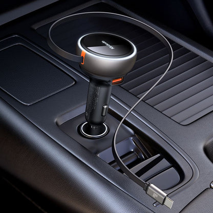 Auto-Ladegerät mit USB-C Kabel McDodo CC-4850, 80W, 3A, 1 x USB-A - 1 x USB-C, Schwarz