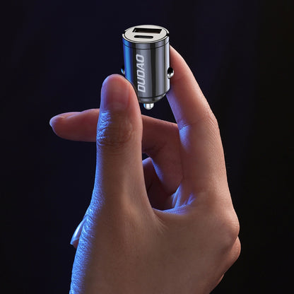 Chargeur de voiture Dudao R3MAX, 48W, 3A, 1 x USB-A - 1 x USB-C, Noir