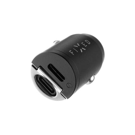Chargeur Auto Fixed, 30W, 3A, 2 x USB-C, Noir