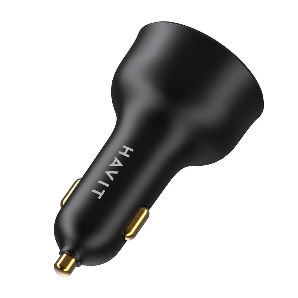 Auto-Ladegerät HAVIT CC100W Display, 100W, 5A, 1 x USB-A - 1 x USB-C, Schwarz