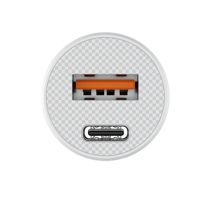 Auto-Ladegerät HAVIT CC2022, 20W, 3A, 1 x USB-A - 1 x USB-C, Weiß