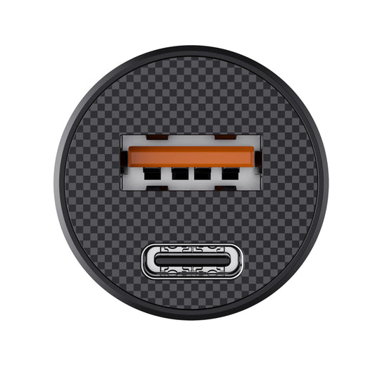 Chargeur de voiture HAVIT CC2022, 20W, 3A, 1 x USB-A - 1 x USB-C, Noir