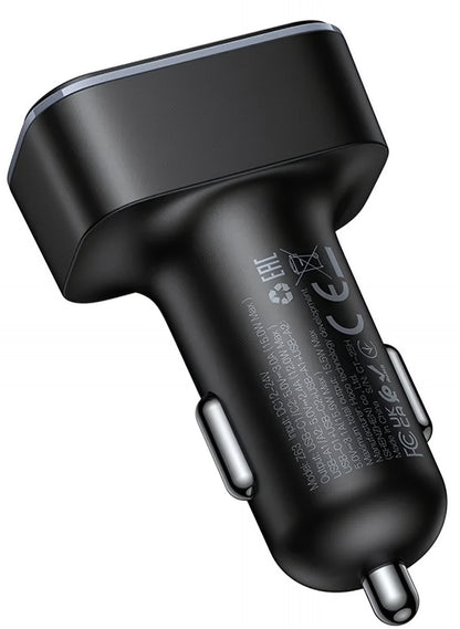 Chargeur de voiture HOCO Z63, 42W, 3A, 2 x USB-A - 2 x USB-C, Noir