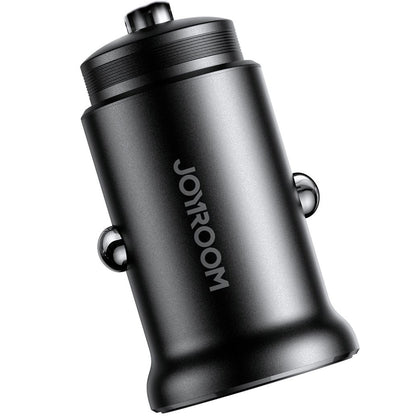 Chargeur de voiture Joyroom JR-CCN05, 30W, 3A, 1 x USB-A - 1 x USB-C, Noir