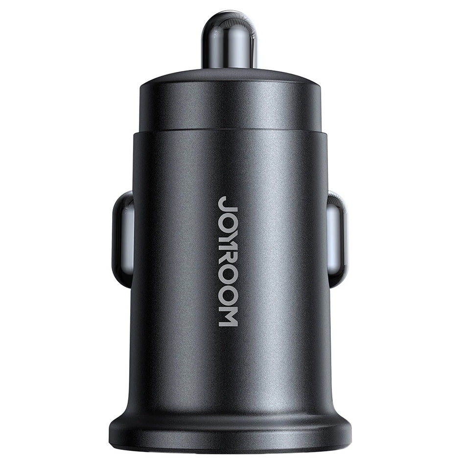 Caricabatterie Auto Joyroom JR-CCN16 Mini, 12W, 2.4A, 1 x USB-A - 1 x USB-C, Nero