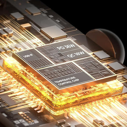 Lisen Auto-Ladegerät, 36W, 3A, 1 x USB-A - 1 x USB-C, Schwarz YL0223090002