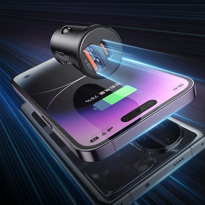 Auto-Ladegerät McDodo CC-2320 Cool, 33W, 3A, 1 x USB-A - 1 x USB-C, Schwarz