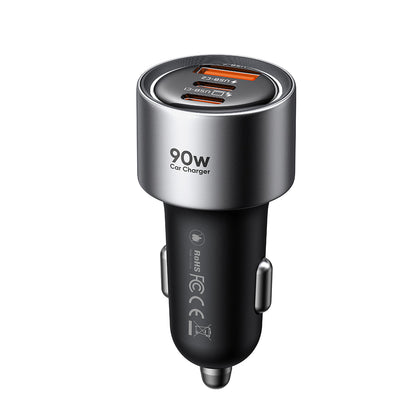 Caricatore Auto McDodo CC-3110 Gana, 90W, 3A, 1 x USB-A - 2 x USB-C, Nero