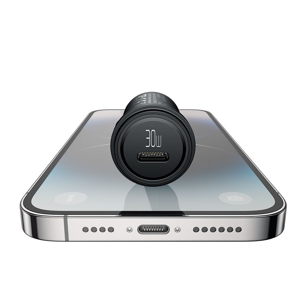 Chargeur Auto McDodo CC-7491 Obsidian, 30W, 3A, 1 x USB-C, Noir