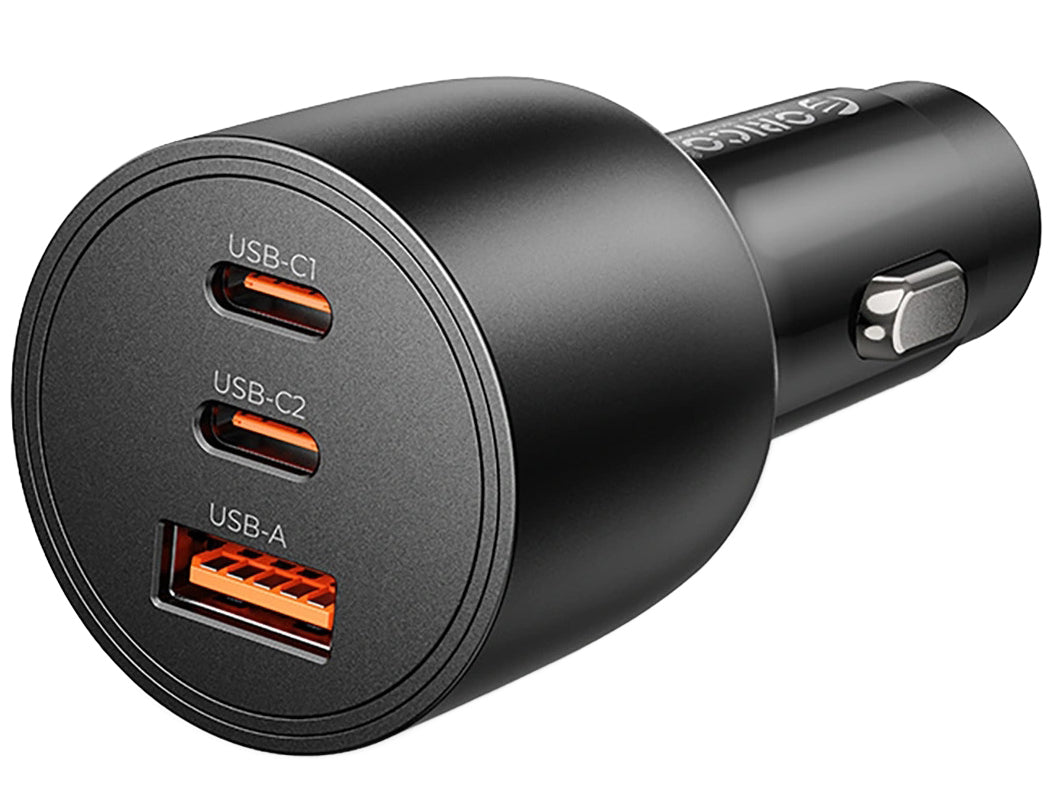 Chargeur Auto Orico PowerLink, 165W, 5A, 1 x USB-A - 2 x USB-C, Noir