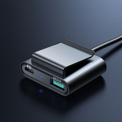 Caricabatterie Auto Joyroom JR-CL05, 72W, 3A, 2 x USB-C - 3 x USB-A, Nero