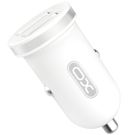 Chargeur Auto XO Design CC-18, 10.5W, 2.1A, 2 x USB-A, Blanc