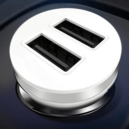 Chargeur Auto XO Design CC-18, 10.5W, 2.1A, 2 x USB-A, Blanc