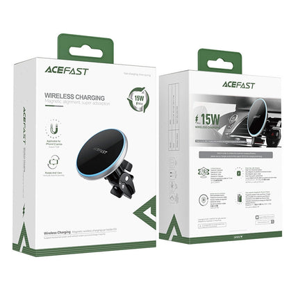 Caricabatterie Auto Wireless Acefast D3, 15W, 1.67A, Argento