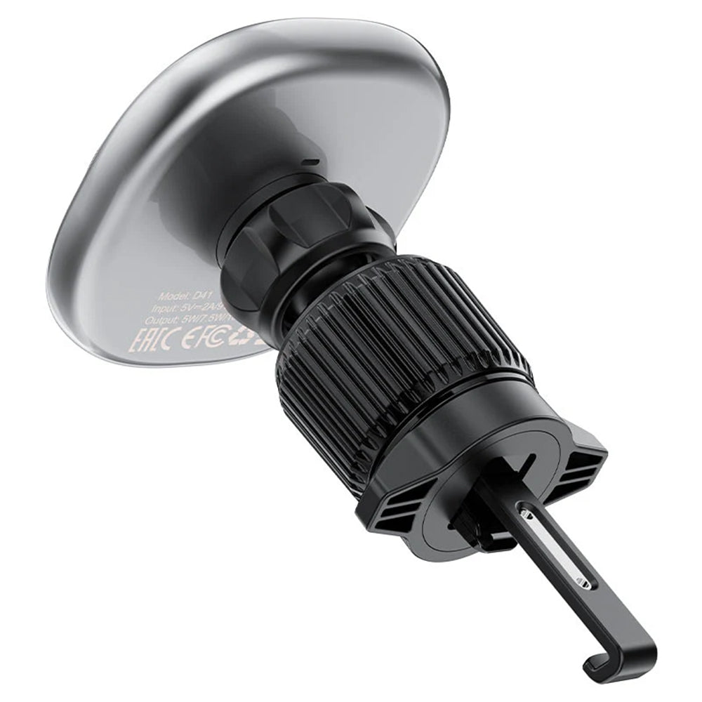 Chargeur Auto Sans Fil Acefast D41, 15W, 1.67A, Argenté