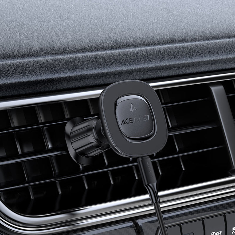 Caricabatterie Auto Wireless Acefast D46, 15W, 1.67A, Nero