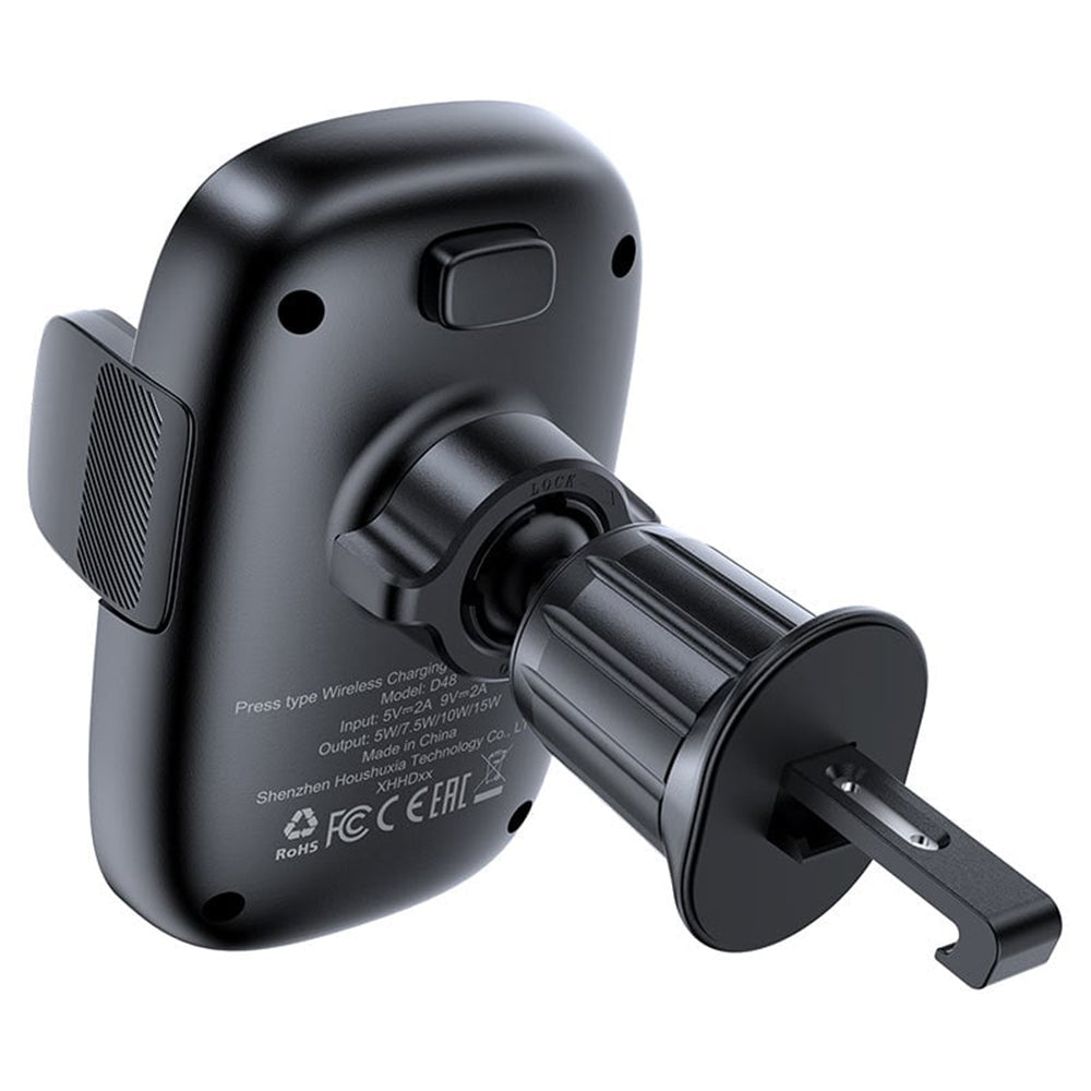 Caricabatterie Auto Wireless Acefast D48, 15W, 1.67A, Nero