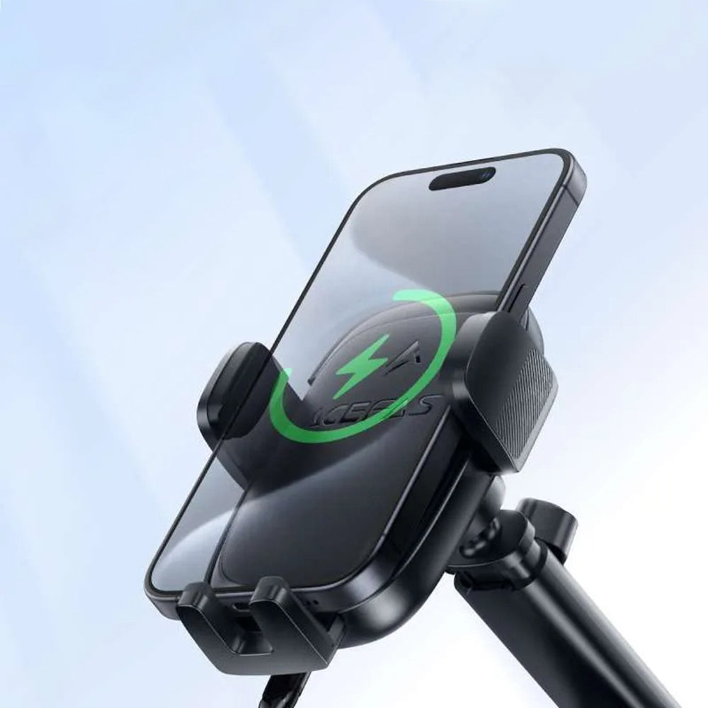 Caricabatterie Auto Wireless Acefast D49, 15W, 1.67A, Nero