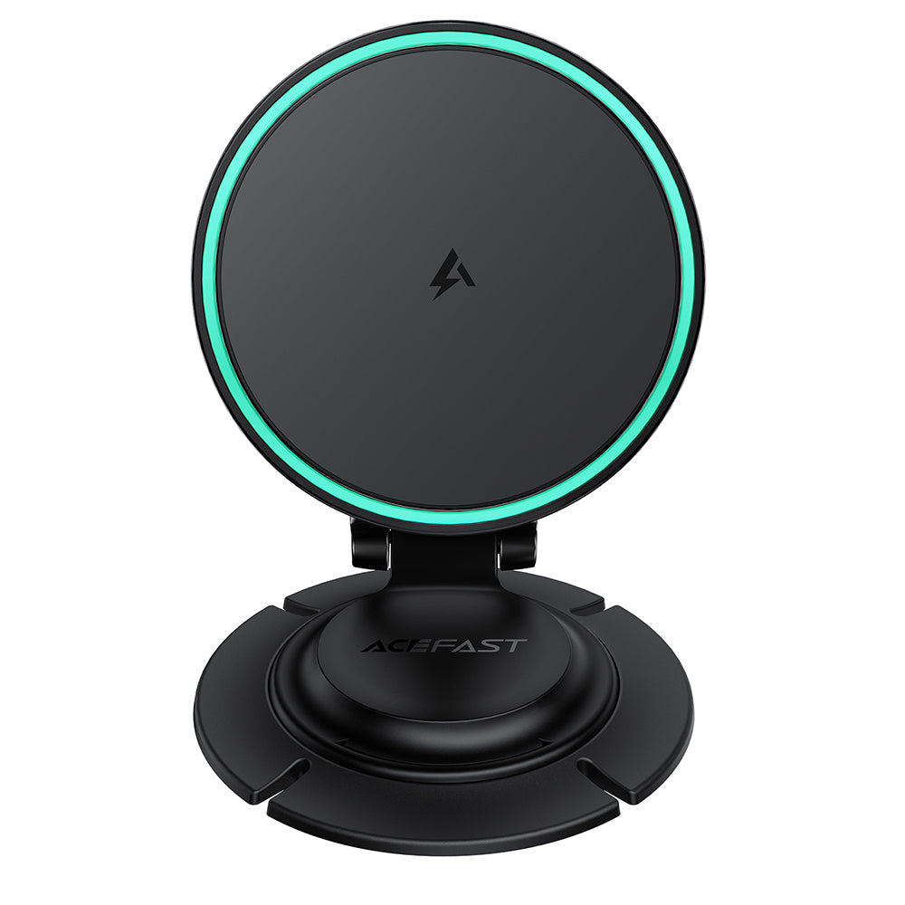 Caricabatterie Auto Wireless Acefast D65, 15W, 1.67A, Nero