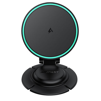 Caricabatterie Auto Wireless Acefast D65, 15W, 1.67A, Nero
