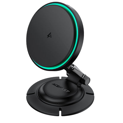 Caricabatterie Auto Wireless Acefast D65, 15W, 1.67A, Nero