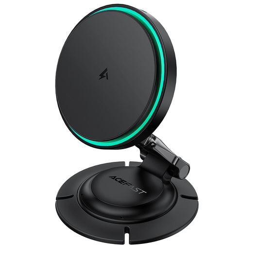 Chargeur Auto Sans Fil Acefast D65, 15W, 1.67A, Noir