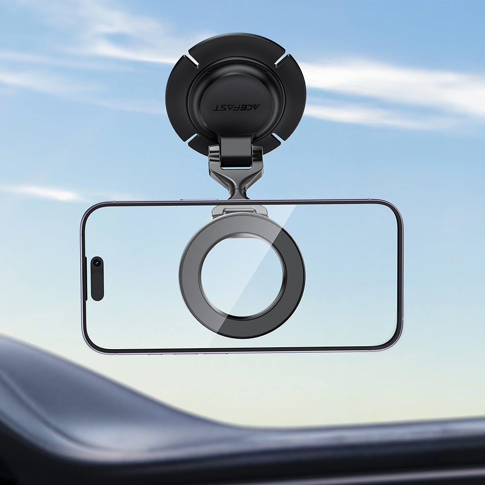 Caricabatterie Auto Wireless Acefast D65, 15W, 1.67A, Nero