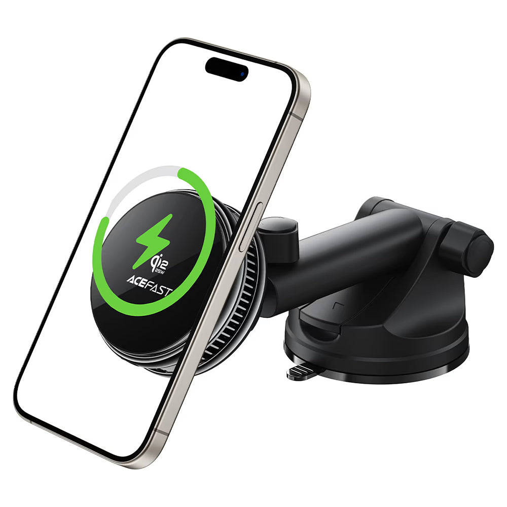 Caricatore Auto Wireless Acefast D67, 25W, Nero