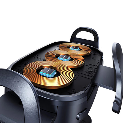 Chargeur Auto Sans Fil Baseus LightChaser, 15W, 1.67A, Noir, Reconditionné C40355901111-00