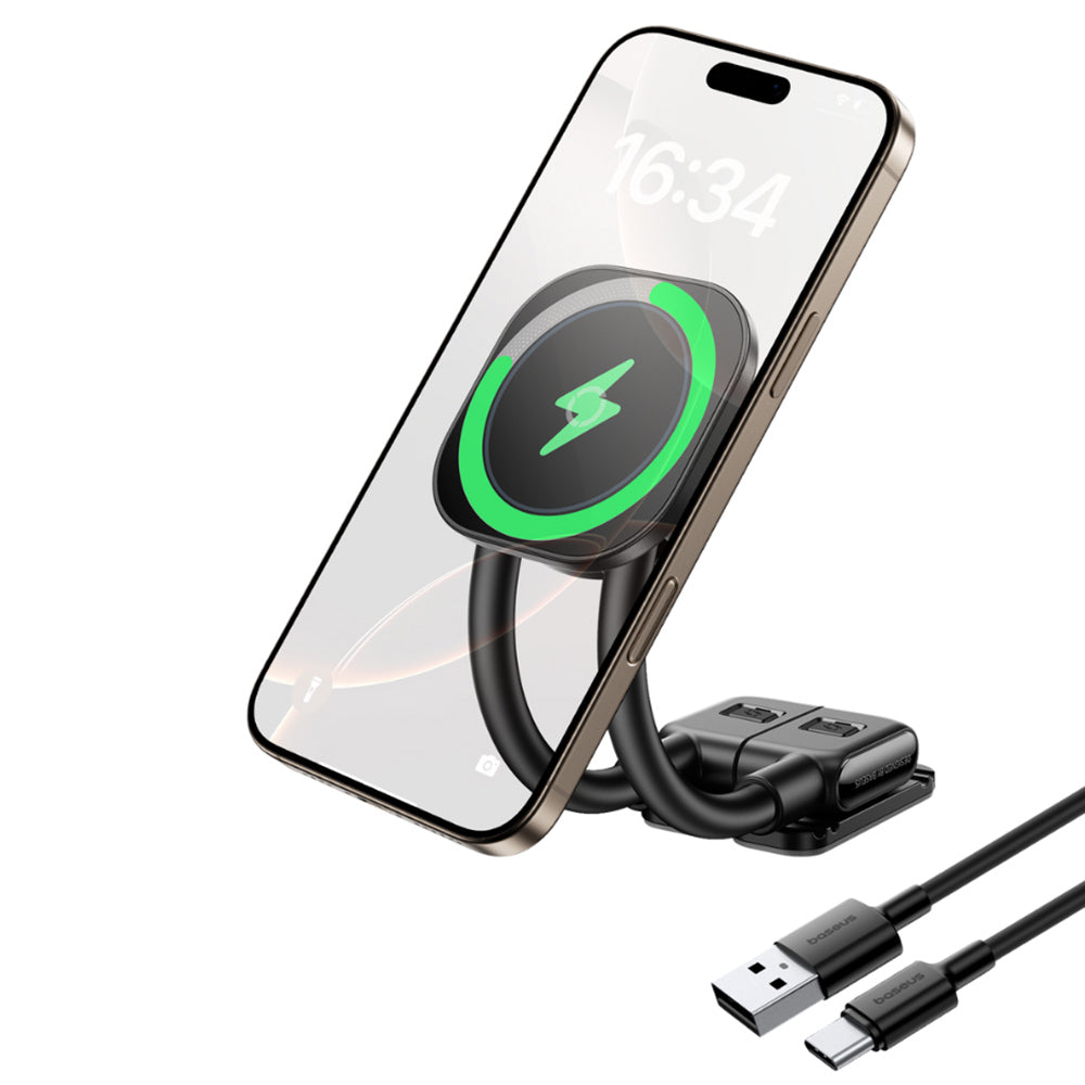 Caricabatterie Auto Wireless Baseus PrimeTrip C03s Pro, 15W, 1.67A, Nero C0013803