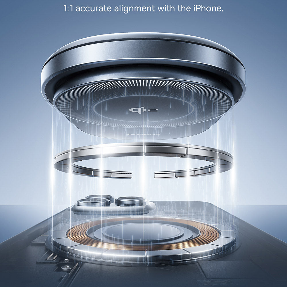 Caricabatterie Auto Wireless Baseus PrimeTrip VC1 Pro, 15W, 1.67A, Nero C40141000111-00