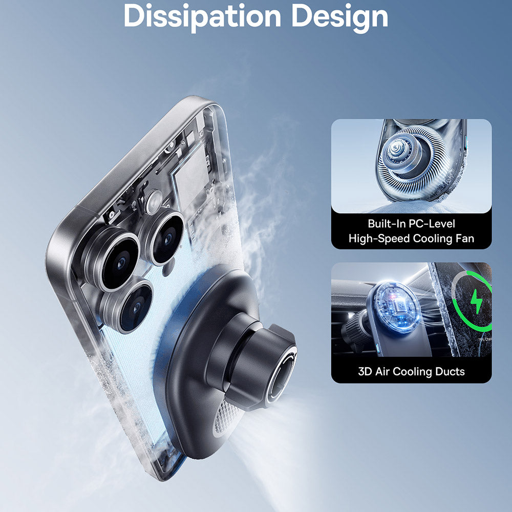 Caricabatterie Auto Wireless Baseus PrimeTrip VC1 Pro, 15W, 1.67A, Nero C40141000111-00